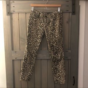 Authentic Icon Women’s Leopard Print Ankle Jeans